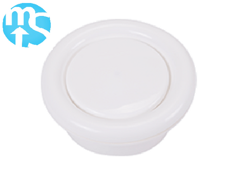 125mm Round Plastic Ceiling Valve With Fixing Ring