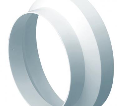 Domus EasiPipe 150 In-line Adapter, Round-Round Ø150-Ø200mm (8" - 6" Reducer)