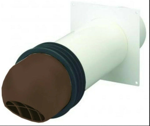 150mm High rise ventilator BROWN (2647B)