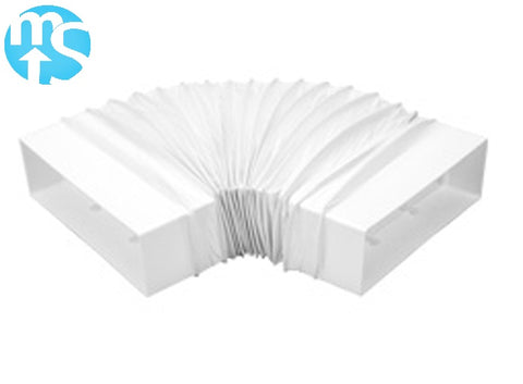 110mm x 54mm Rectangular Ducting Flexible Bend