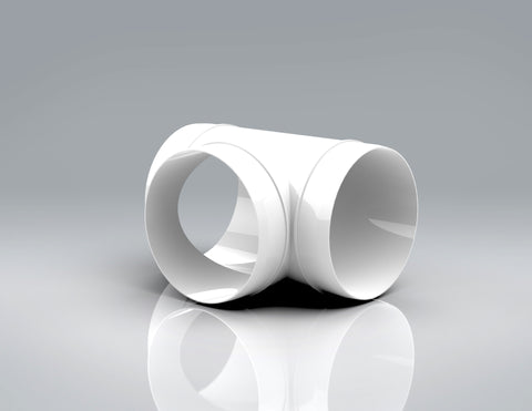 Verplas 125mm T Piece