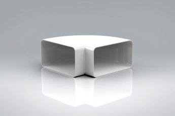 180mm x 90mm 90° Horizontal Bend