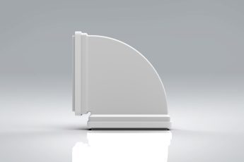 Verplas 220mm x 90mm Self Seal 90° Horizontal Bend