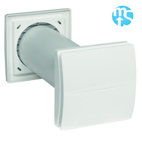 Elta FLUX HR150 Plus+ 6" (150mm) Single Room Heat Recovery SRHR With Remote Control