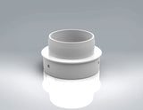 100mm to 80mm Round Hose End