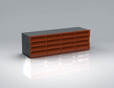 Verplas 204mm x 60mm Single Airbrick Terracotta