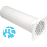 4" 100mm Fan Wall Ducting Kit *AVAILABLE WITH SQUARE OR ROUND GRILLE*