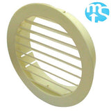 4" 100mm Fan Wall Ducting Kit *AVAILABLE WITH SQUARE OR ROUND GRILLE*