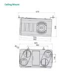 Brookvent Aircycle 1.3 Ceiling Mount Whole House MVHR System