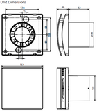 Nuaire Faith Plus DMEV Extractor Fan *230v Mains Connection*