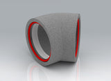 Thermal 125mmØ Round 45° with 1 female Connector (BOX OF 12)