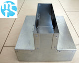 204mm x 60mm Galvanised Vertical T Piece