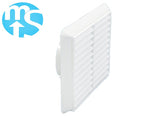 125mm External White Louvered Grill Vent *5" Spigot*