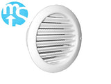 100mm (4") White Round Grille - Internal or External Use