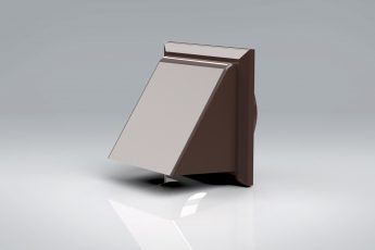 150mm Brown Cowl with Gravity Flap