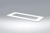 Verplas 204mm x 60mm Rectangular Wall Plate