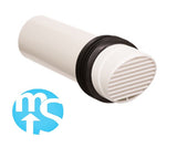 100mm 4" High Rise Ventilator WHITE